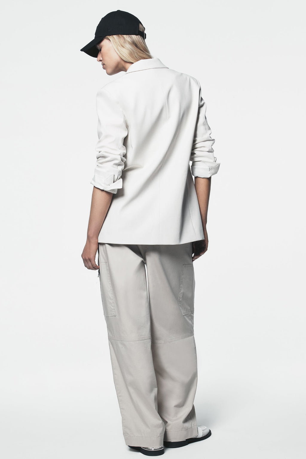 POPLIN ZIP CARGO PANT