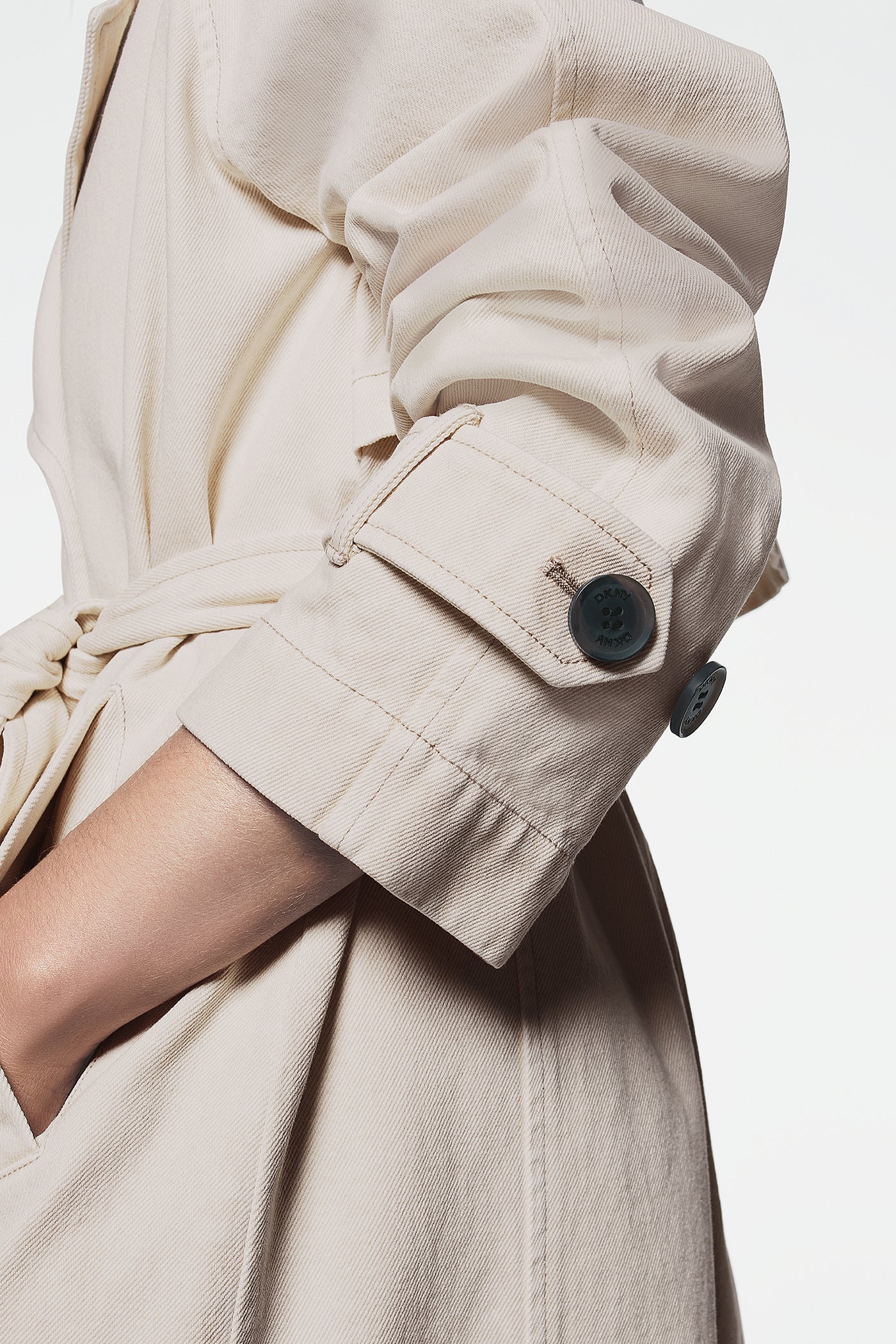 LONG BELTED TRENCH COAT