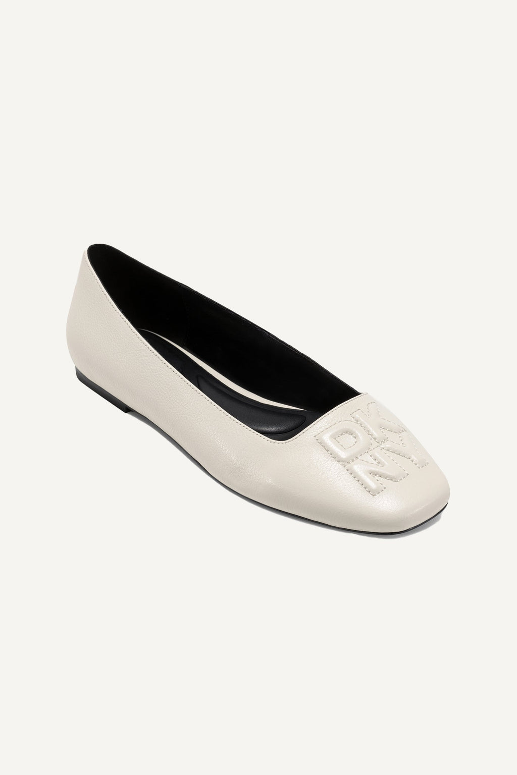 DARIANNE LOGO-EMBOSSED BALLET FLAT