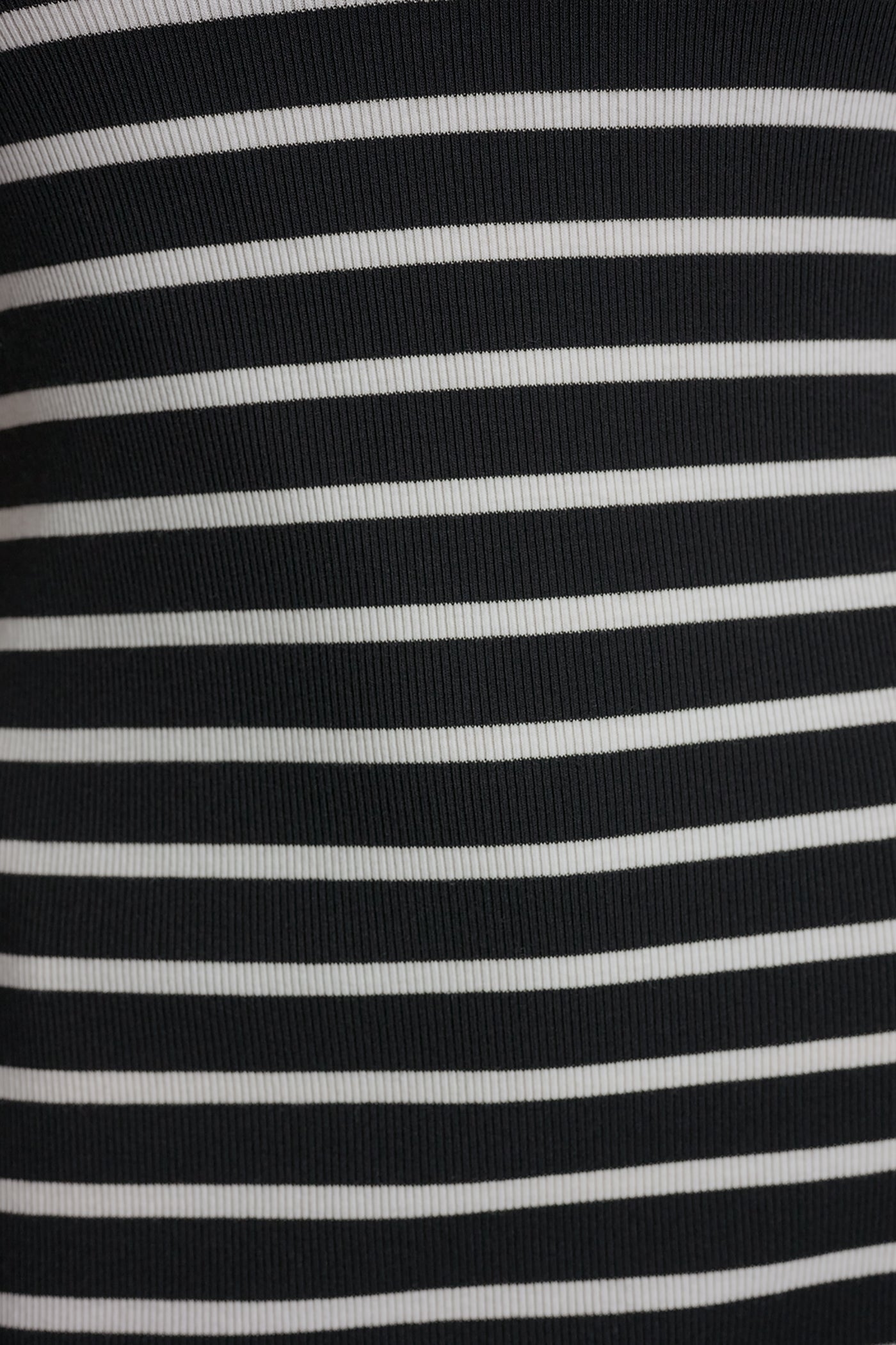 SLEEVELESS RIBBED POLO DRESS