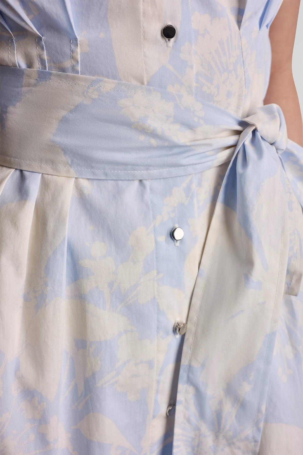 FLORAL PRINT SHIRT DRESS