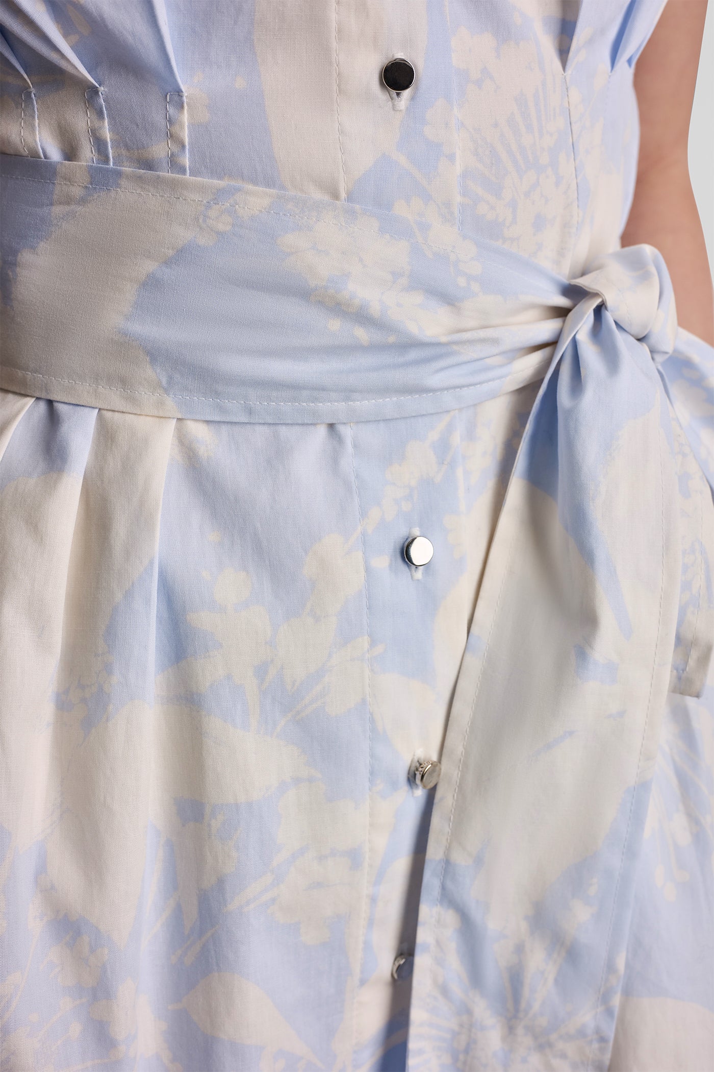 FLORAL PRINT SHIRT DRESS