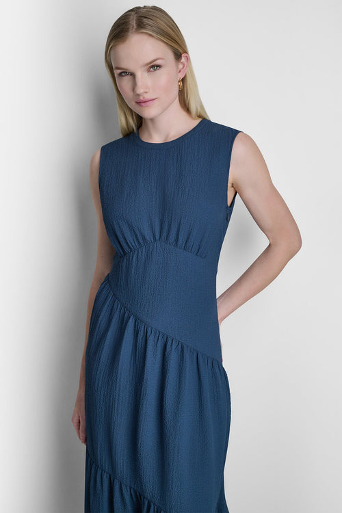 A-LINE TIERED MAXI DRESS