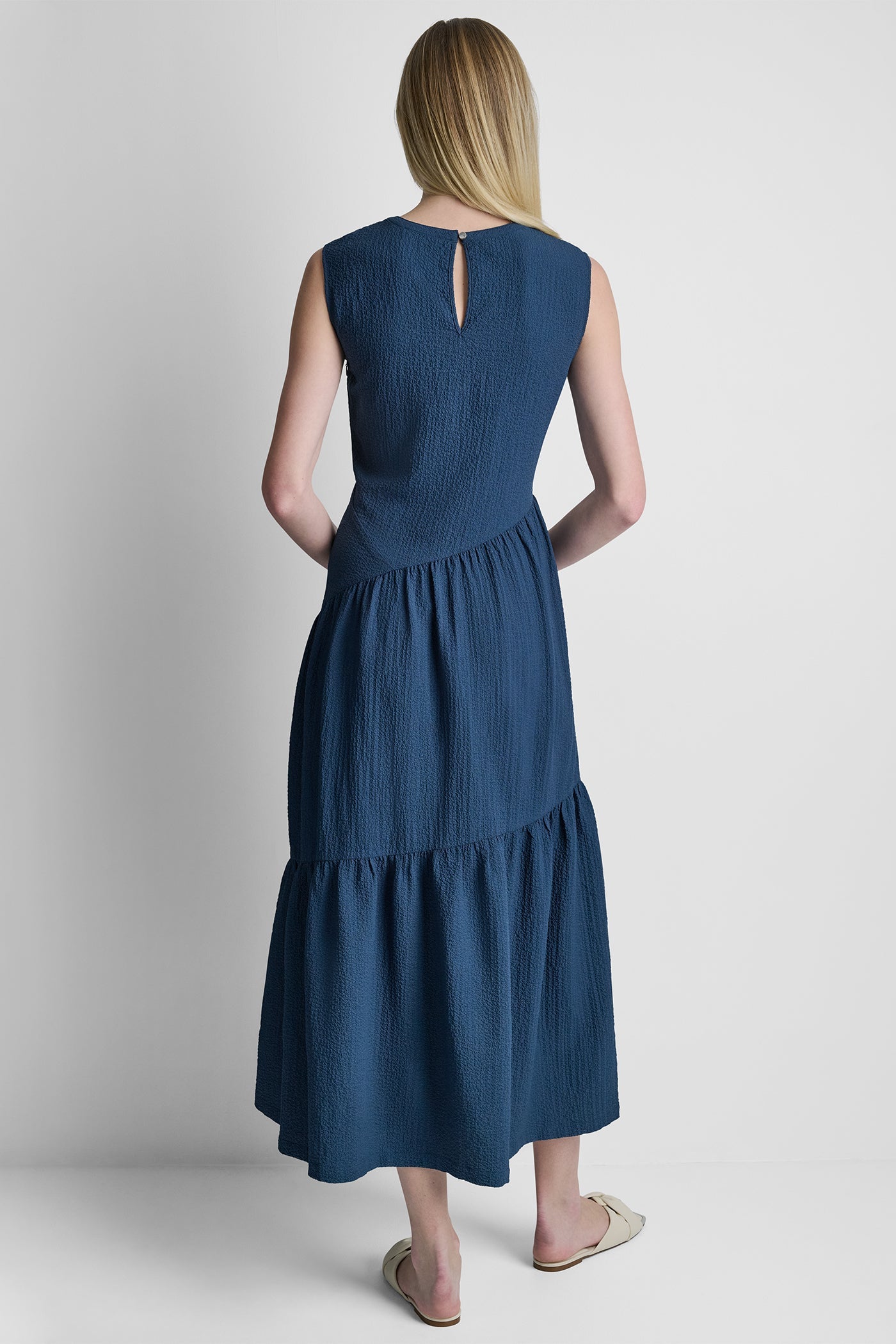 A-LINE TIERED MAXI DRESS