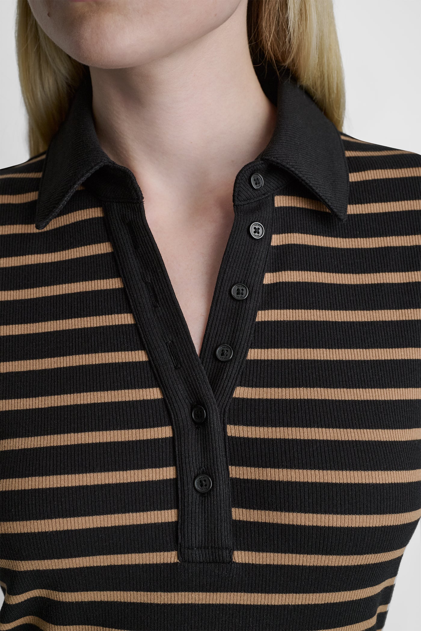 STRIPE MINI POLO DRESS