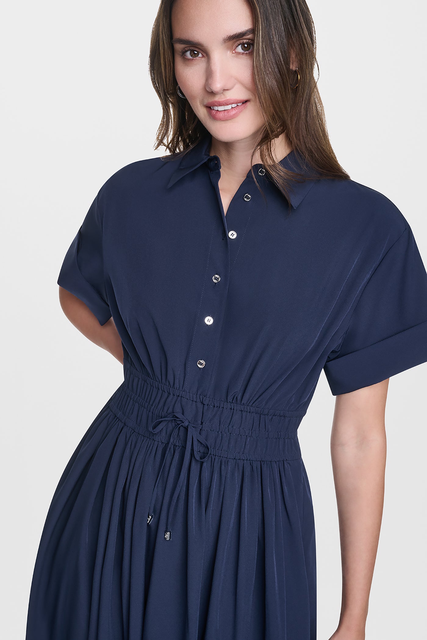 MIDI COMMUTER SHIRT DRESS