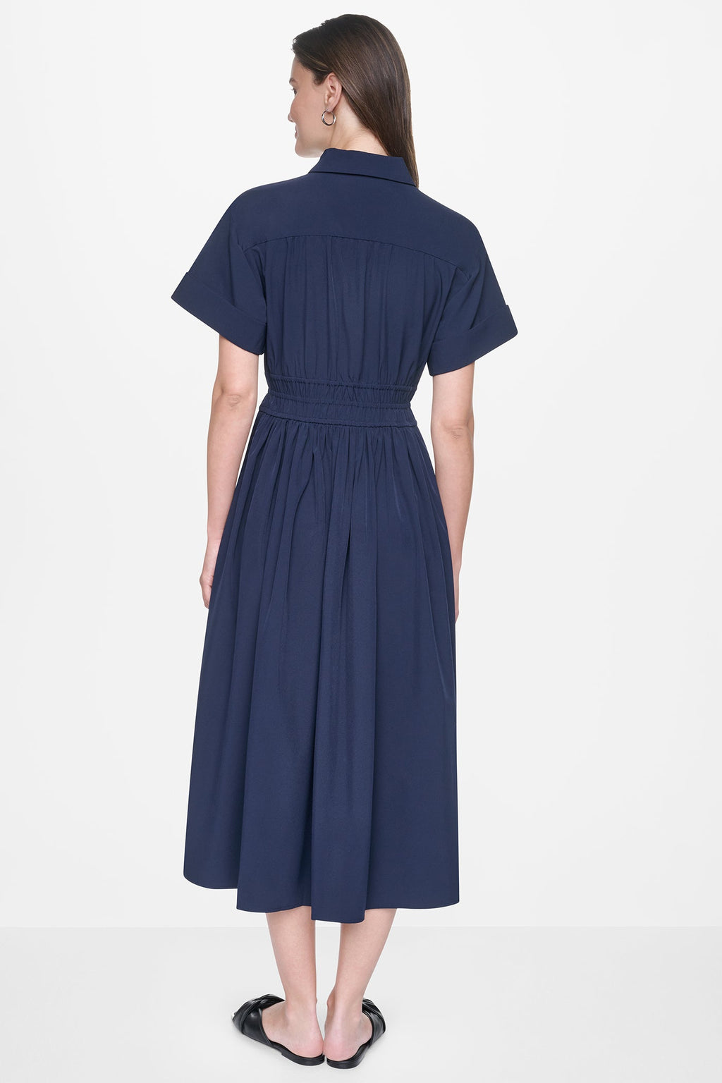 MIDI COMMUTER SHIRT DRESS
