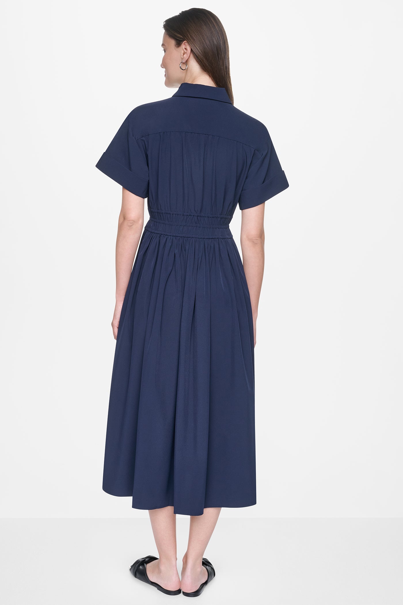 MIDI COMMUTER SHIRT DRESS