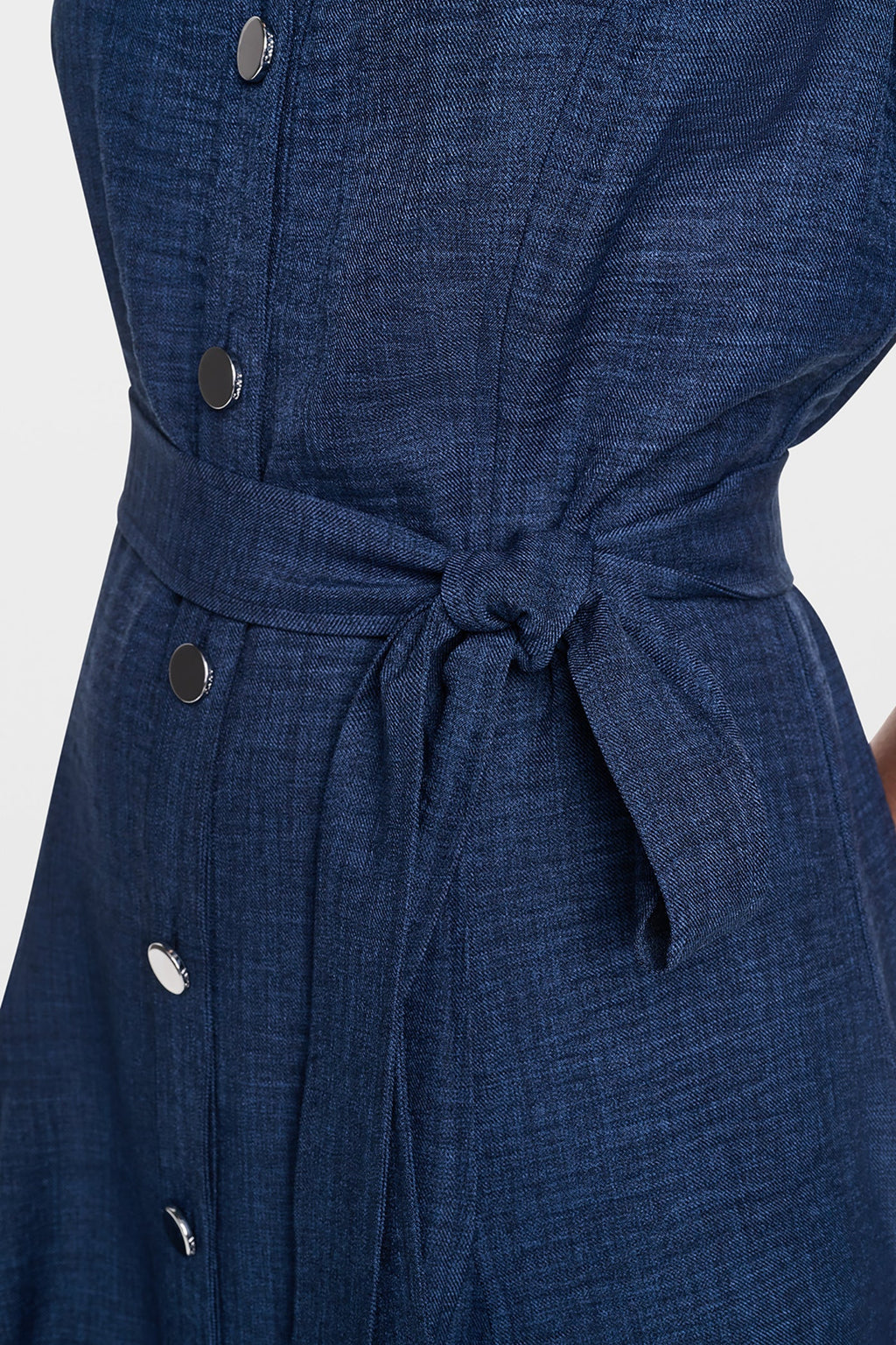 MIDI A-LINE SHIRT DRESS