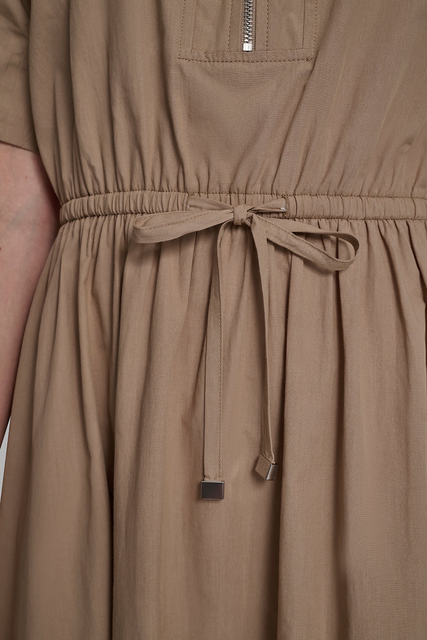 ZIPPER SHIRT DRESS