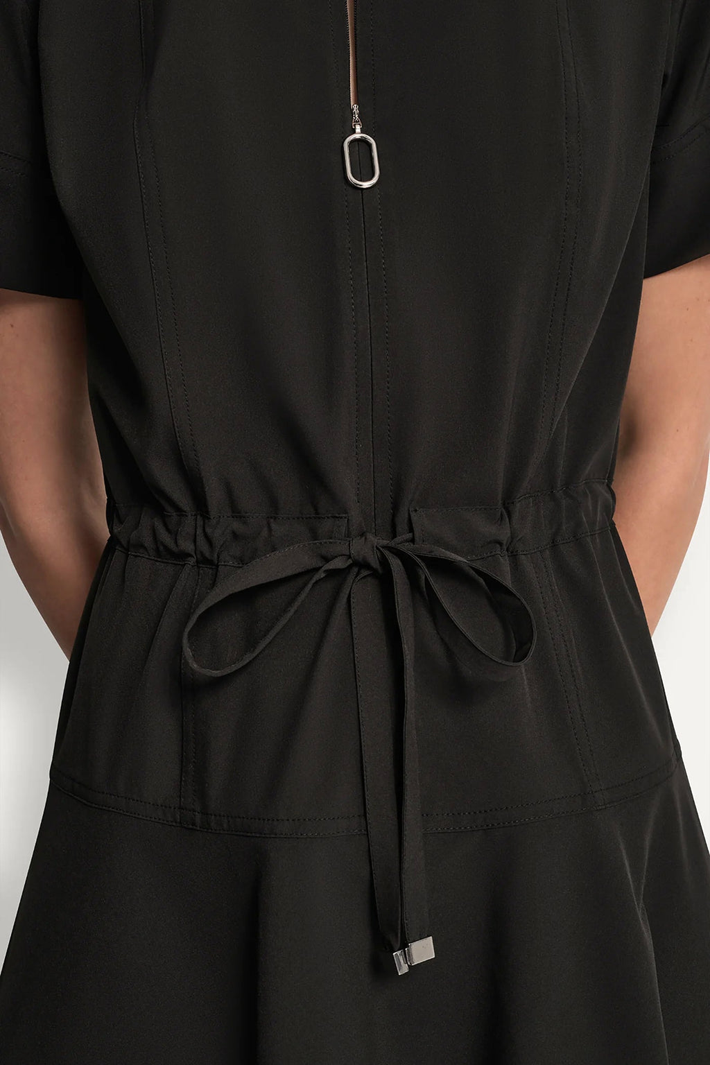 FIT & FLARE MIDI SHIRT DRESS