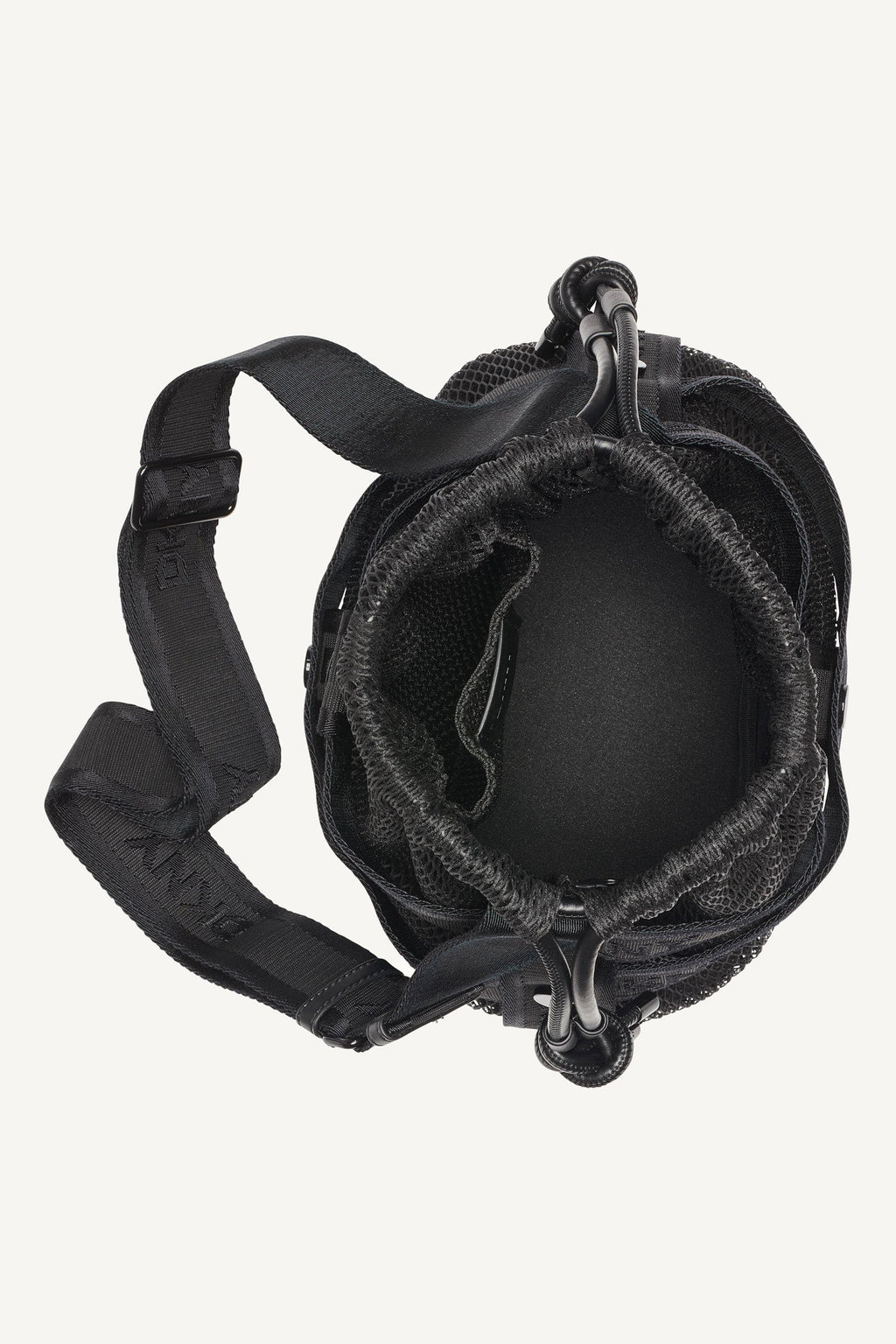 CHAYA MESH LOGO CROSSBODY BAG