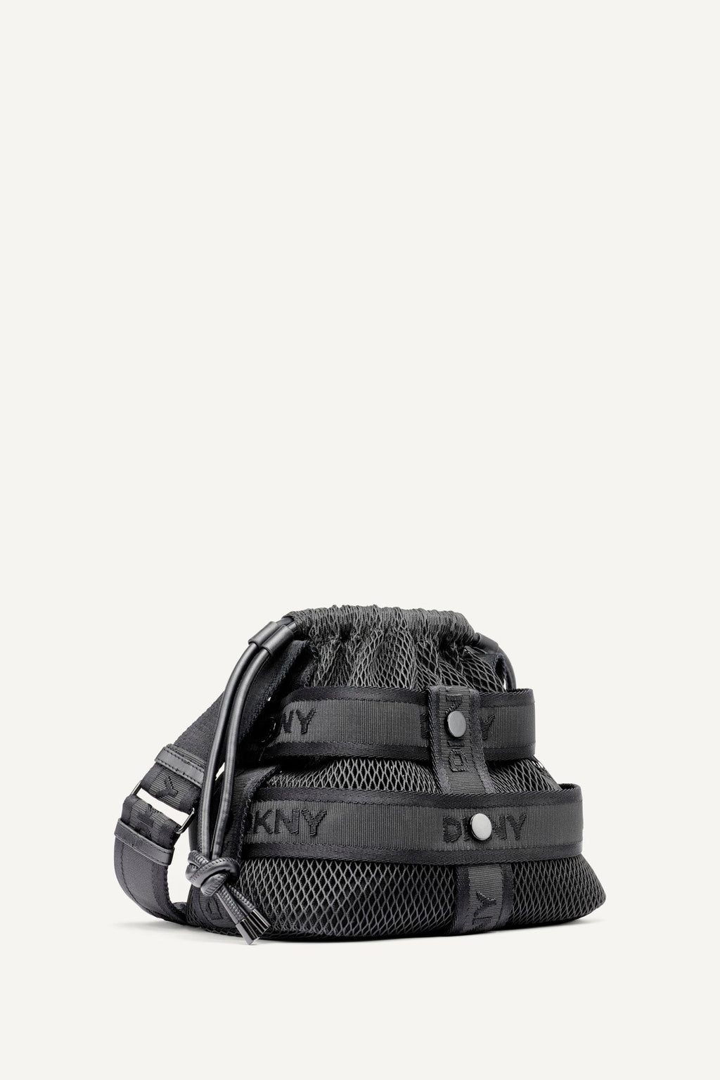 CHAYA MESH LOGO CROSSBODY BAG