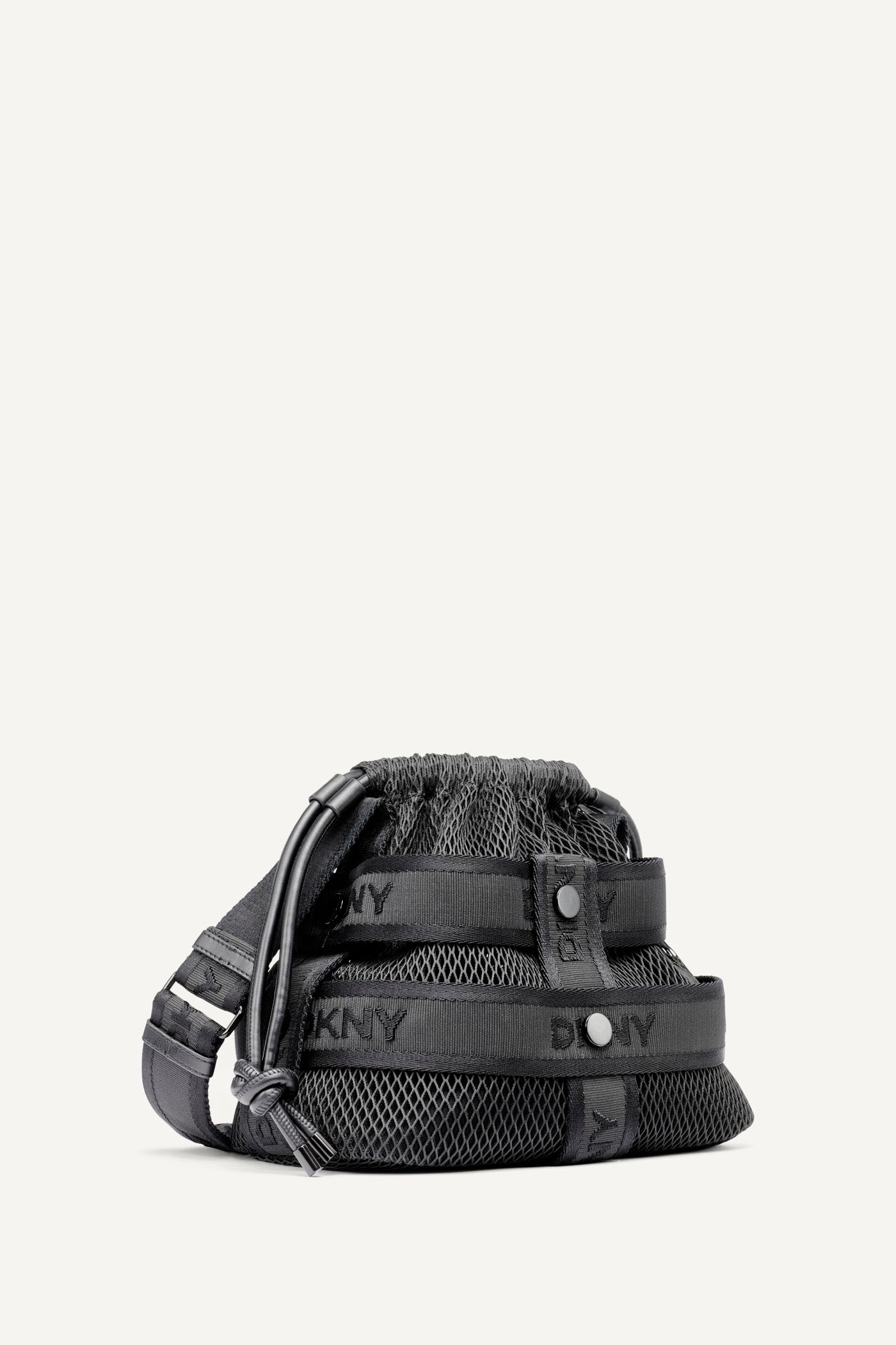 CHAYA MESH LOGO CROSSBODY BAG