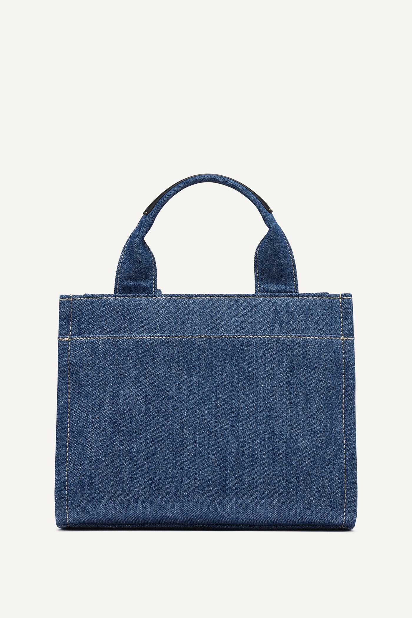 HADLEE SMALL DENIM LOGO TOTE