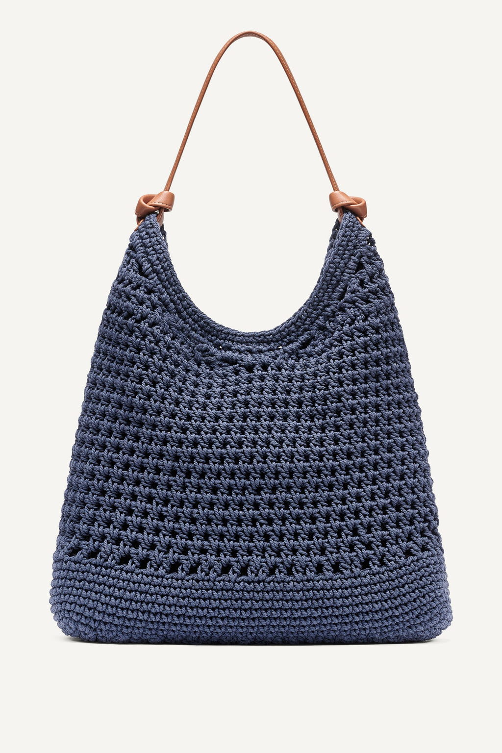 PAULA CROCHET LOGO HOBO BAG