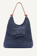 PAULA CROCHET LOGO HOBO BAG