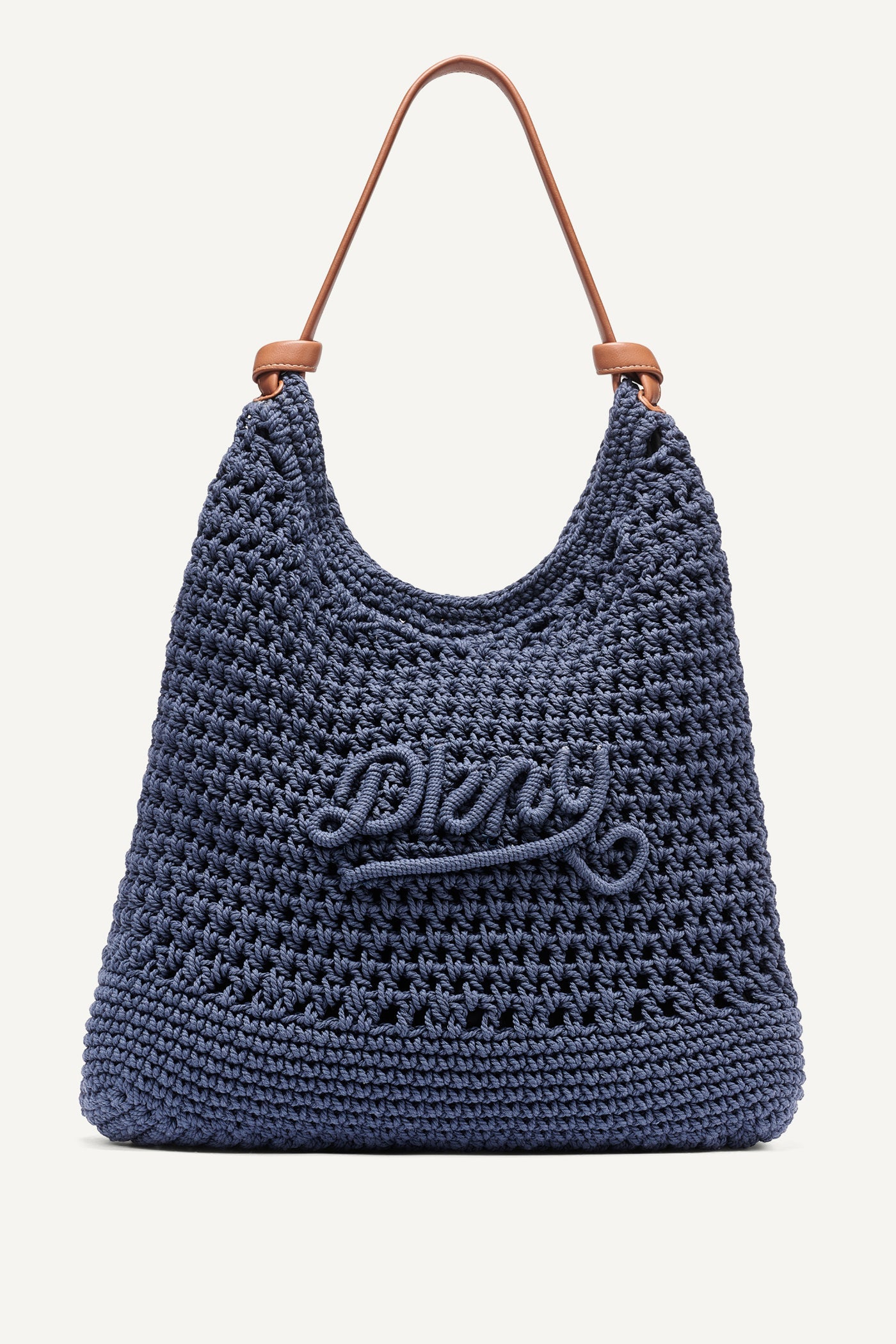 PAULA CROCHET LOGO HOBO BAG