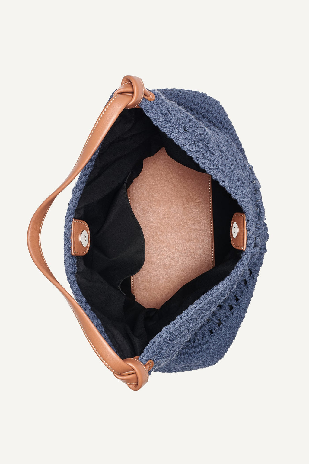PAULA CROCHET LOGO HOBO BAG
