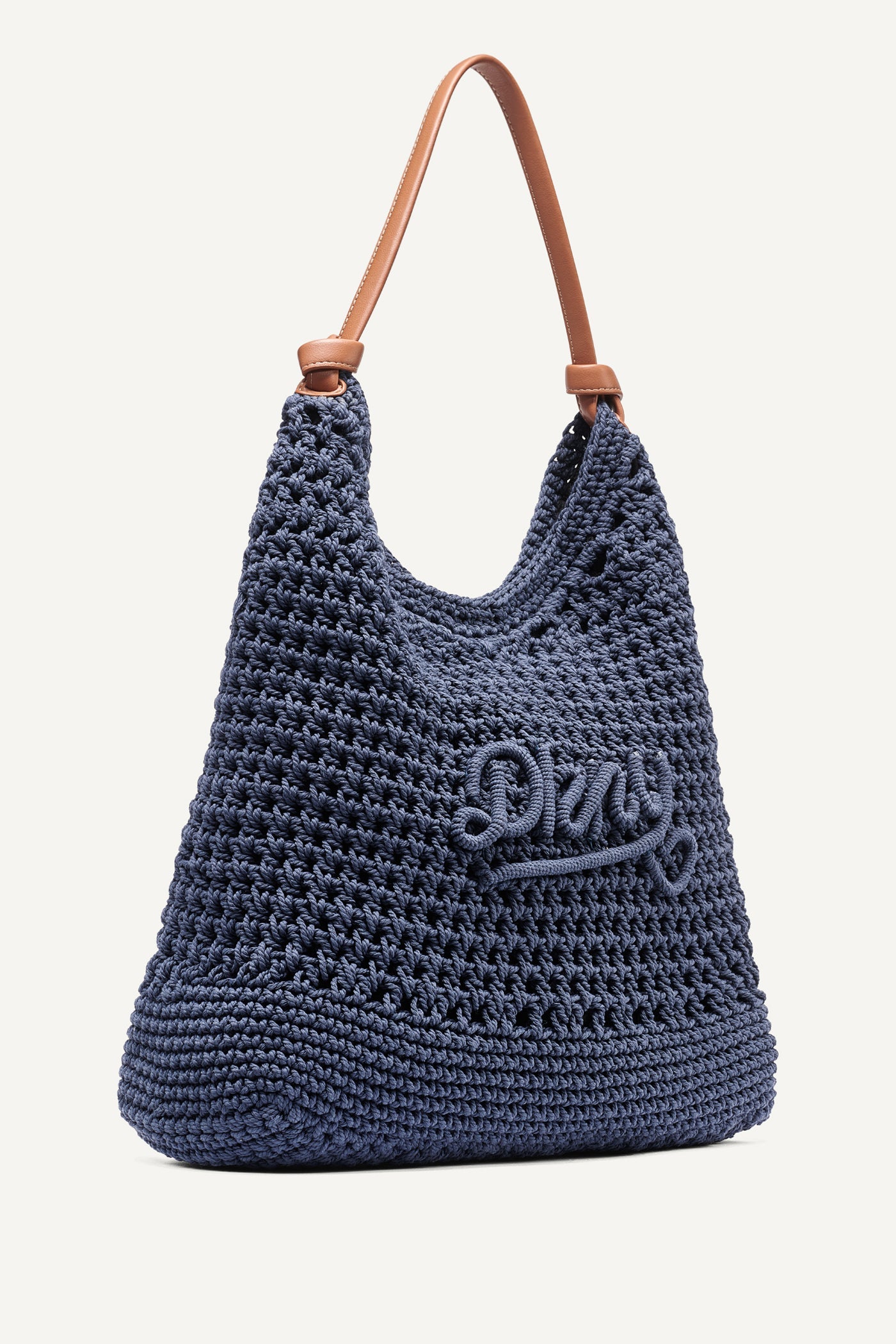 PAULA CROCHET LOGO HOBO BAG