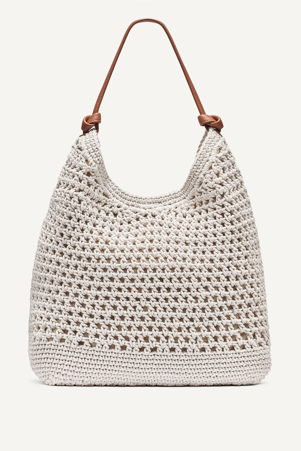 PAULA CROCHET LOGO HOBO BAG