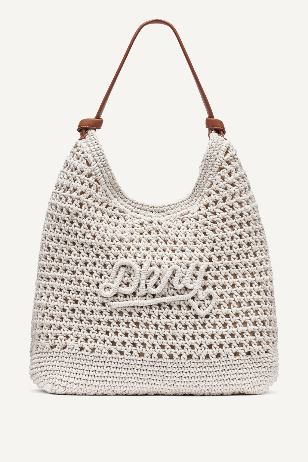 PAULA CROCHET LOGO HOBO BAG