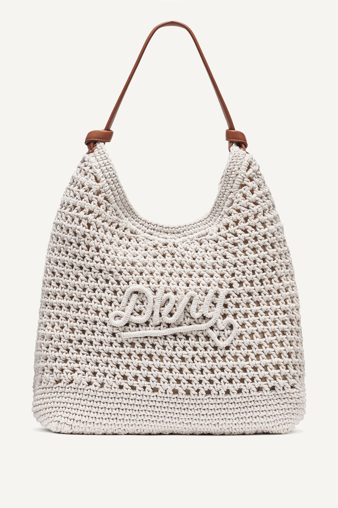 PAULA CROCHET LOGO HOBO BAG