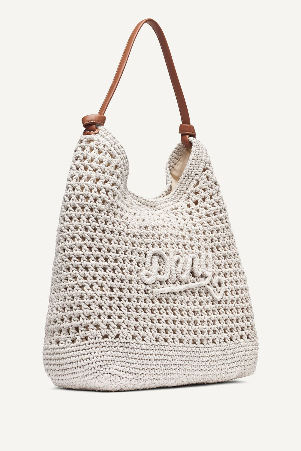 PAULA CROCHET LOGO HOBO BAG