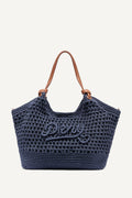 PAULA CROCHET LOGO MEDIUM COMMUTER TOTE
