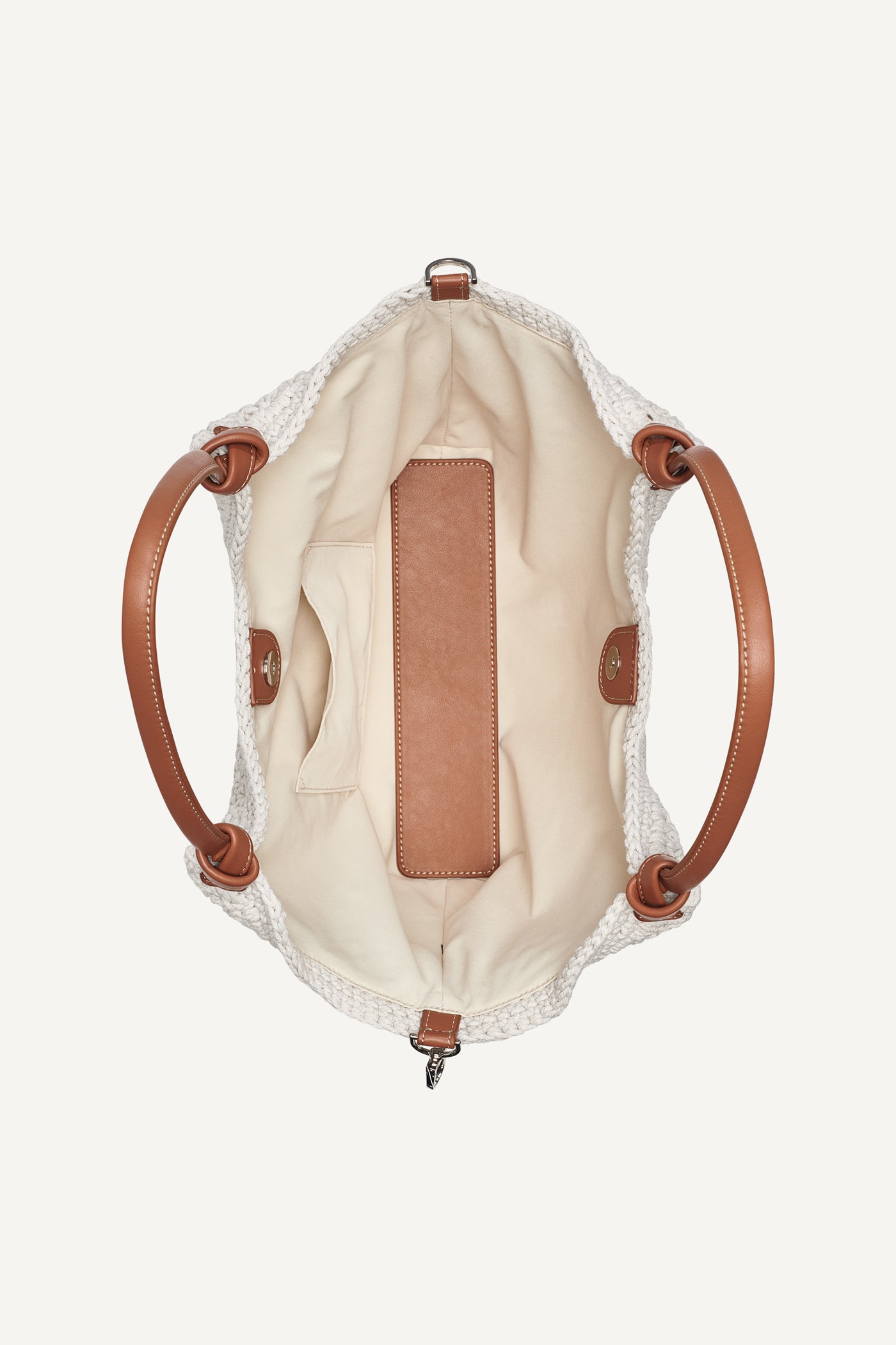 PAULA CROCHET LOGO MEDIUM COMMUTER TOTE