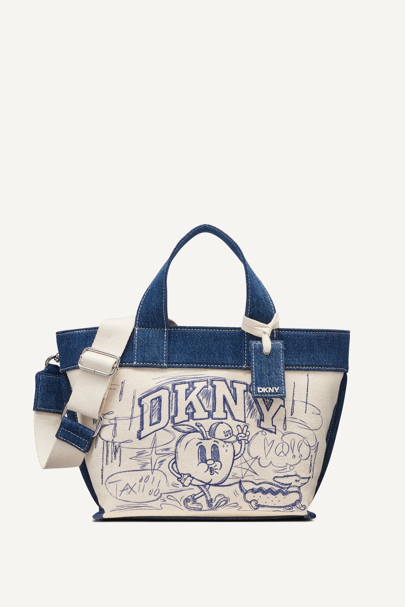 BRADY CANVAS SMALL GRAFFITI LOGO CROSSBODY BAG