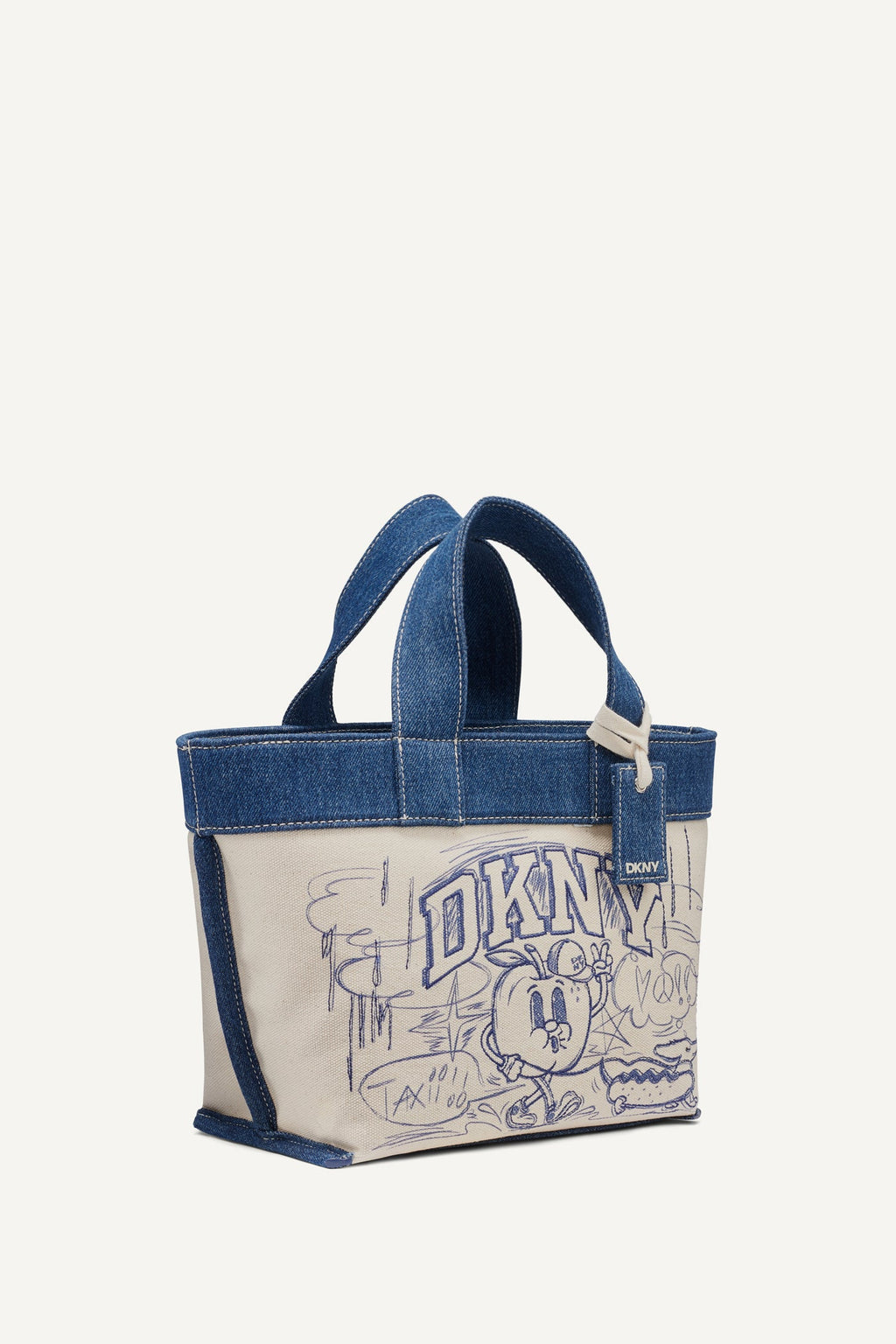 BRADY CANVAS SMALL GRAFFITI LOGO CROSSBODY BAG