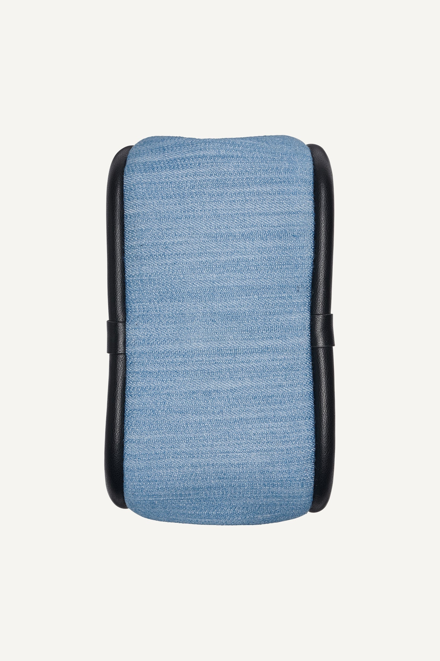 CAPRI DENIM LOGO HOBO CROSSBODY BAG