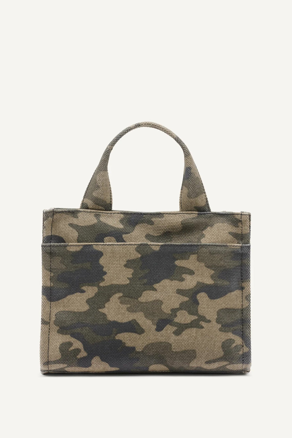 HADLEE SMALL LOGO EMBROIDERED CAMO TOTE