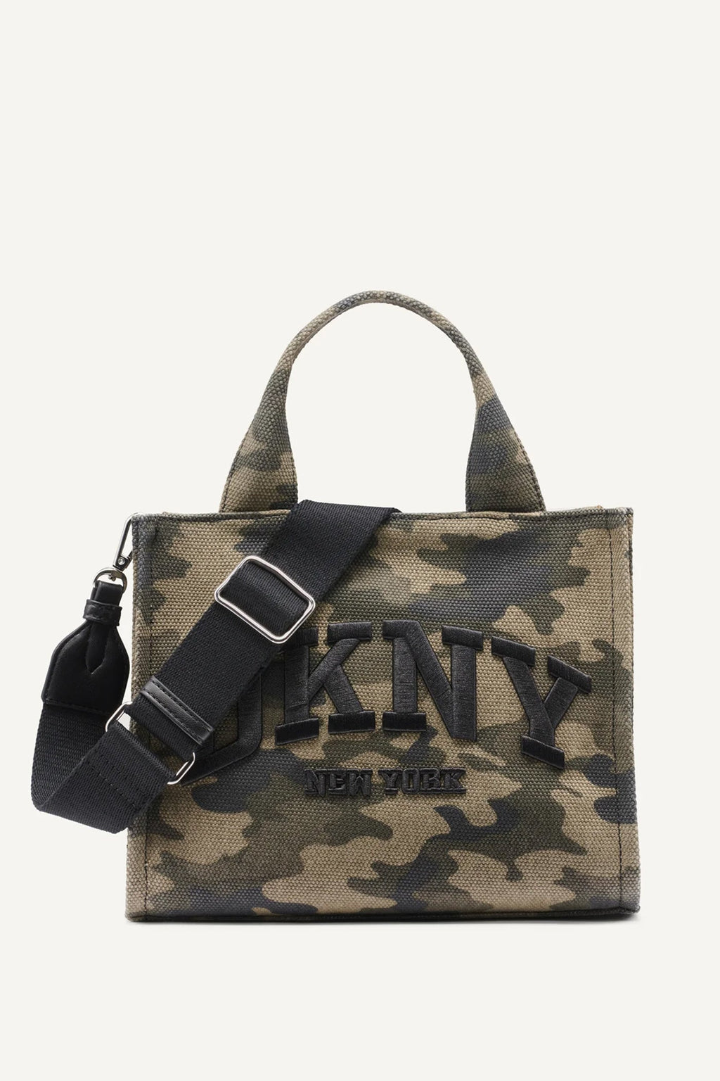 HADLEE SMALL LOGO EMBROIDERED CAMO TOTE