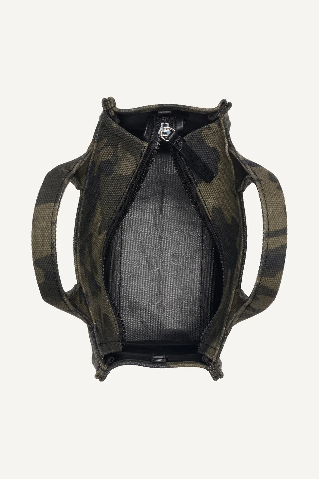HADLEE SMALL LOGO EMBROIDERED CAMO TOTE