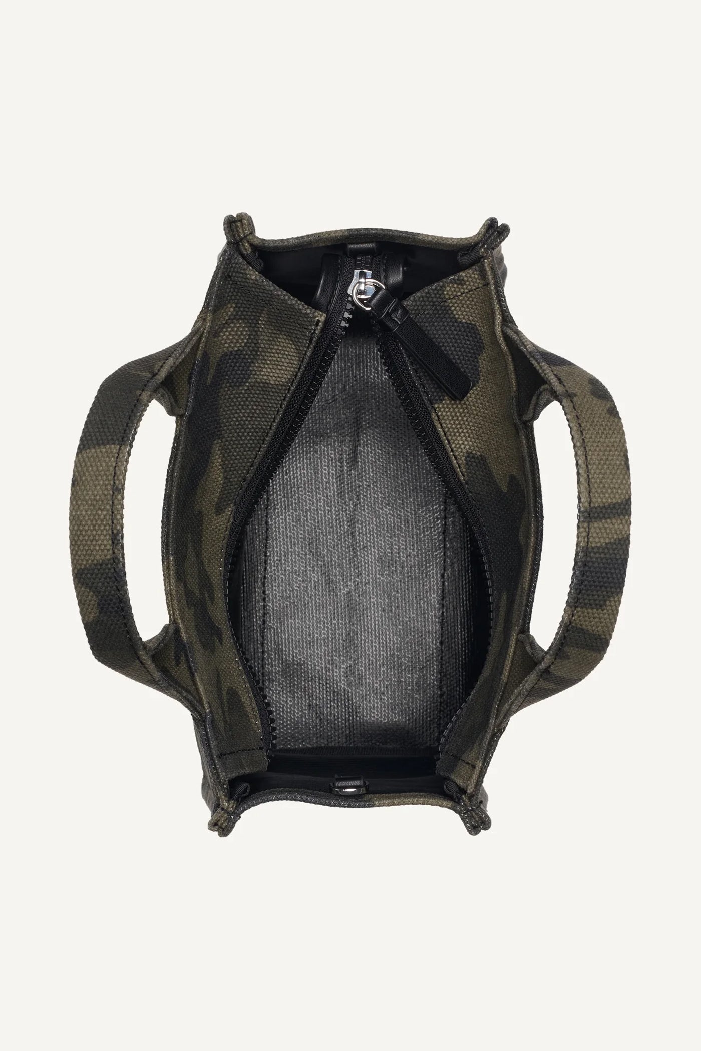 HADLEE SMALL LOGO EMBROIDERED CAMO TOTE