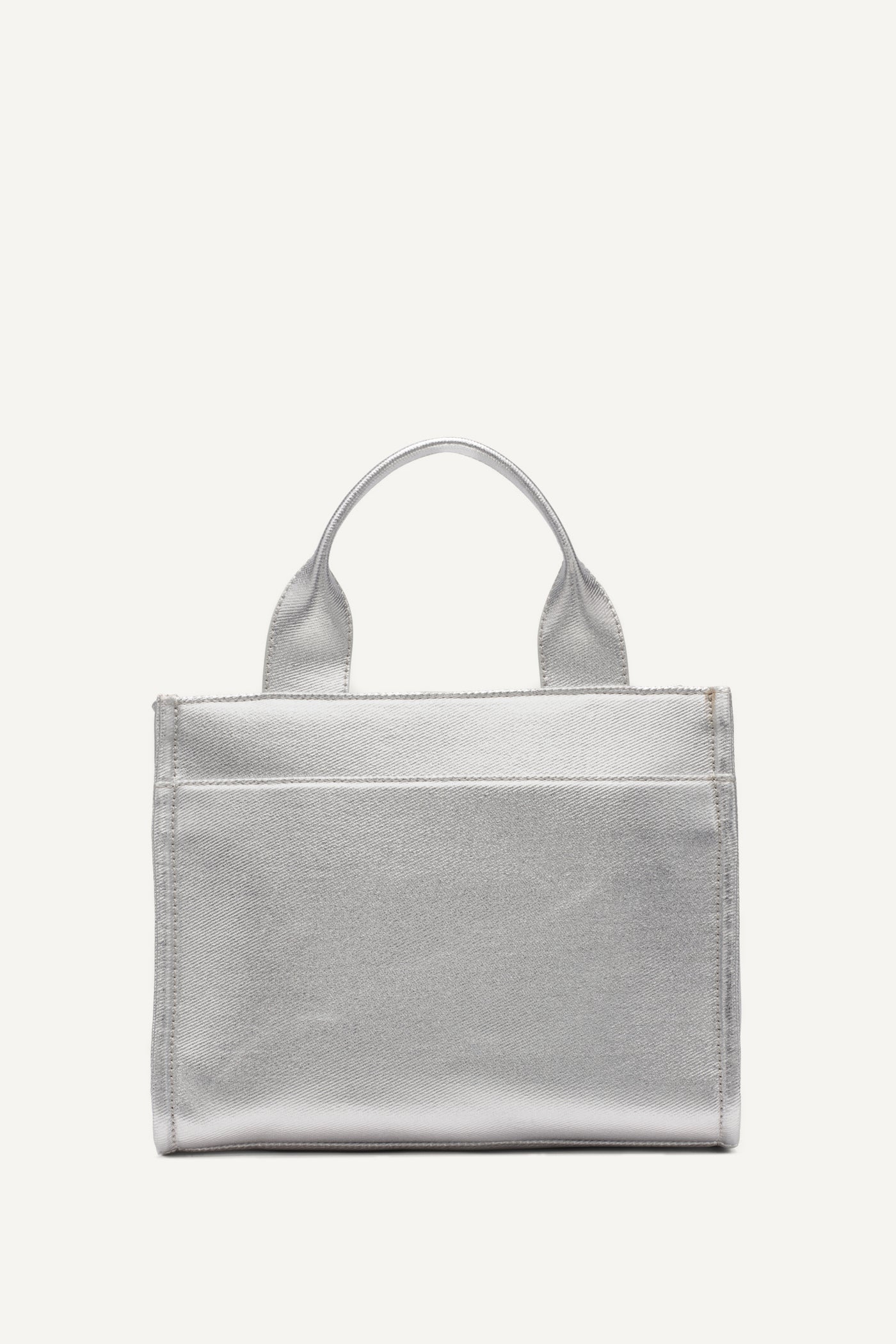 HADLEE SMALL METALLIC LOGO TOTE