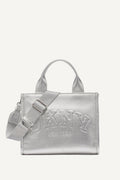 HADLEE SMALL METALLIC LOGO TOTE