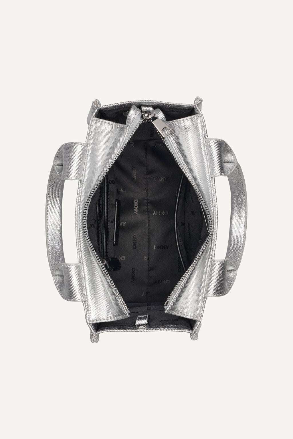 HADLEE SMALL METALLIC LOGO TOTE