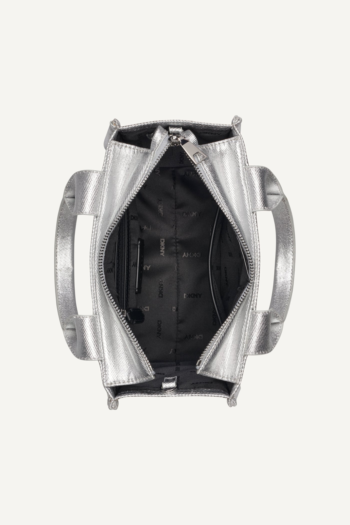 HADLEE SMALL METALLIC LOGO TOTE
