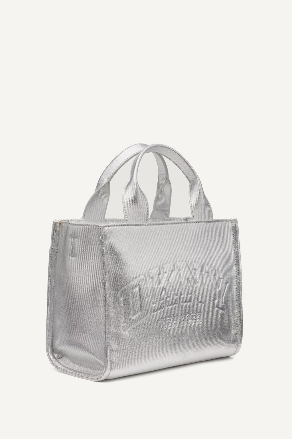 HADLEE SMALL METALLIC LOGO TOTE