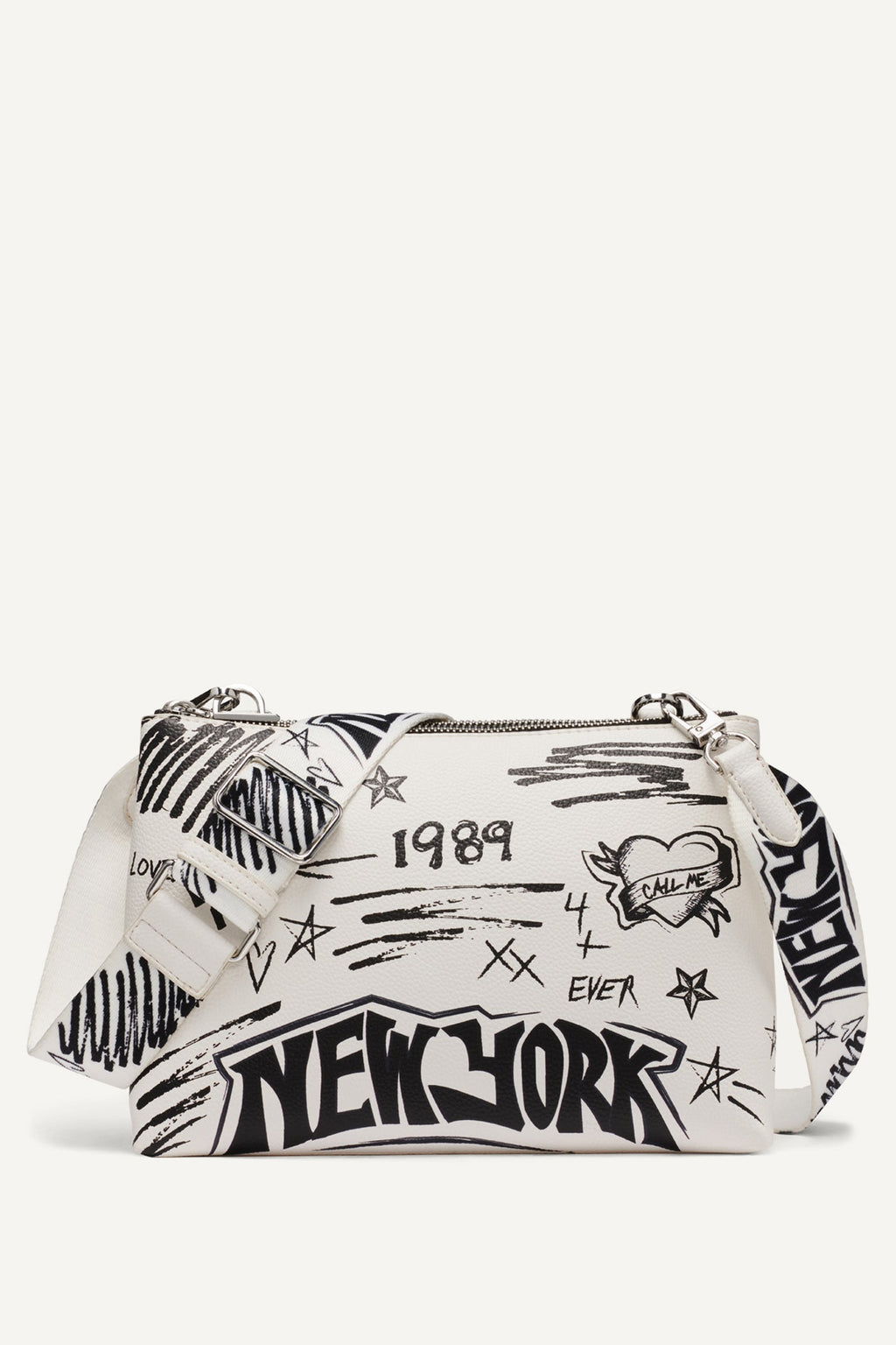 TINSLEY GRAFFITI LOGO CROSSBODY