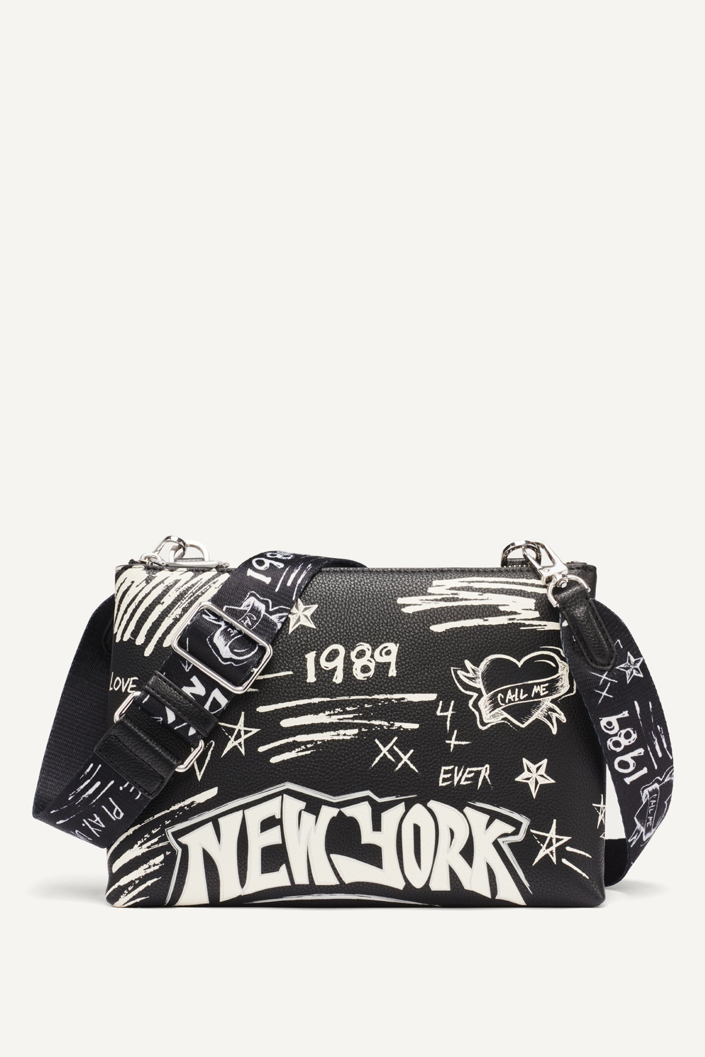 TINSLEY GRAFFITI LOGO CROSSBODY