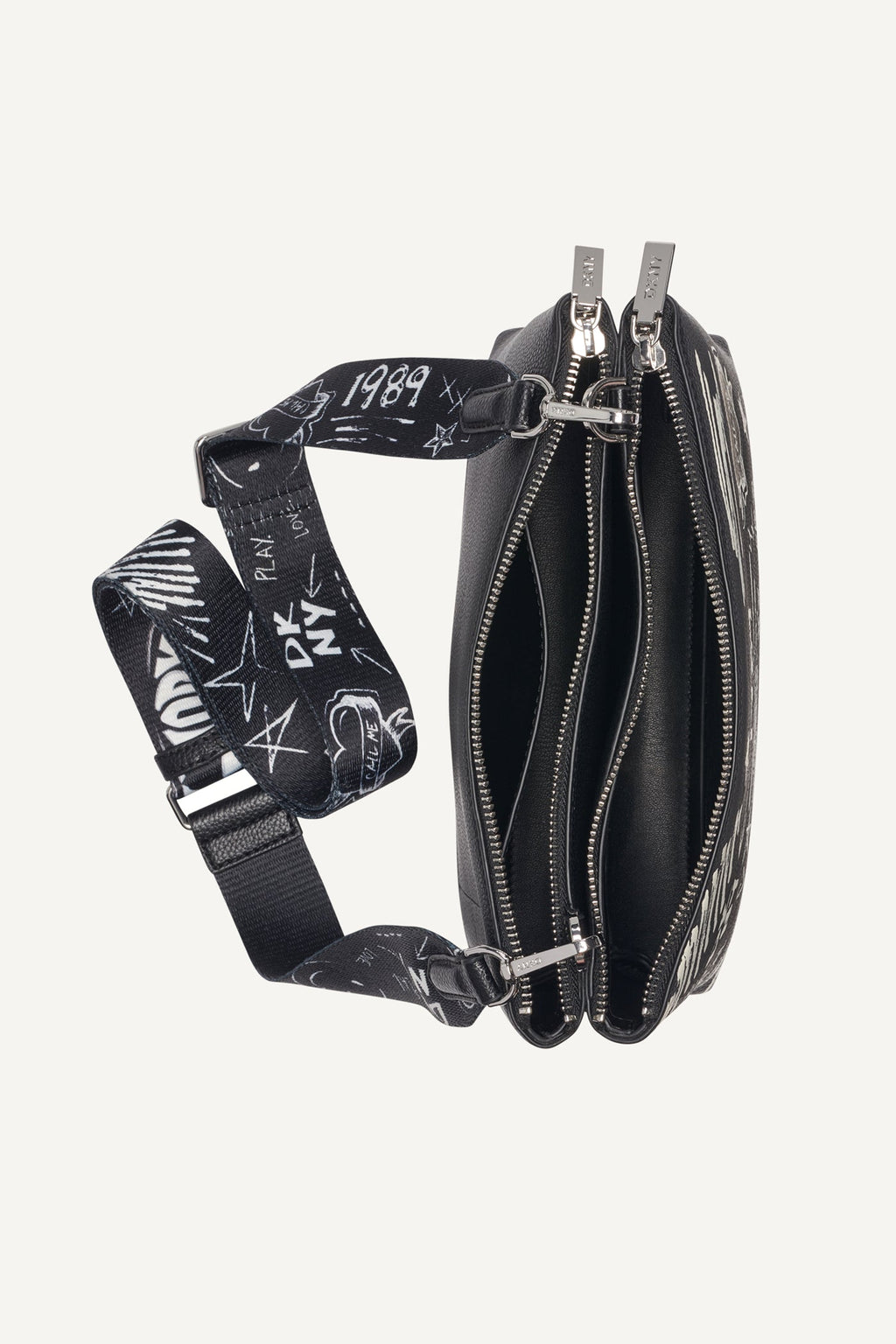TINSLEY GRAFFITI LOGO CROSSBODY