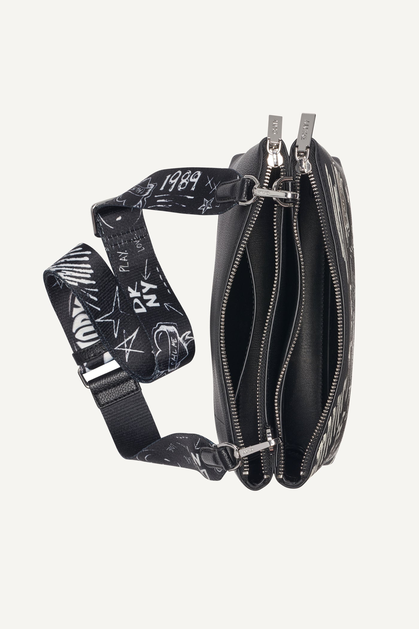 TINSLEY GRAFFITI LOGO CROSSBODY