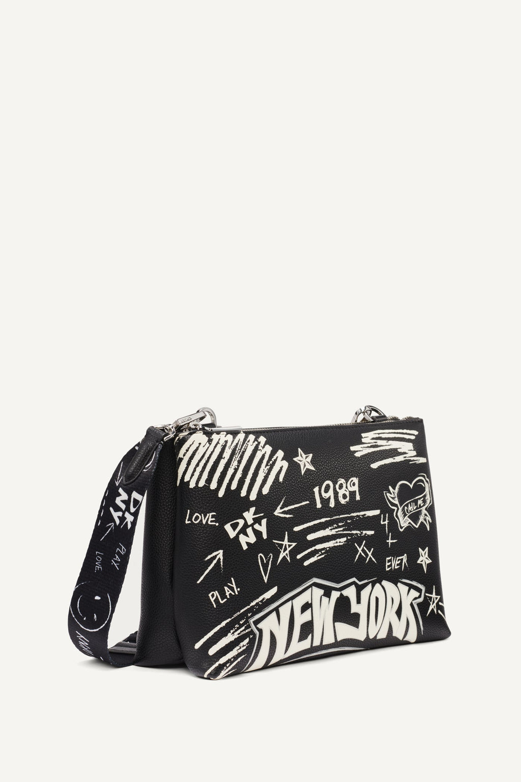 TINSLEY GRAFFITI LOGO CROSSBODY