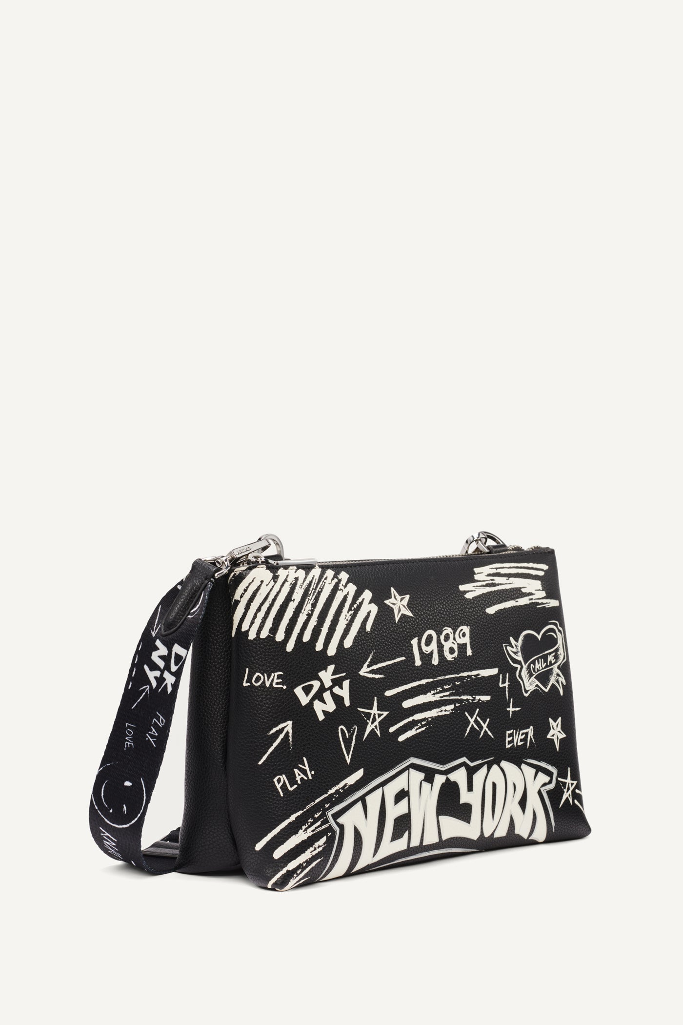 TINSLEY GRAFFITI LOGO CROSSBODY