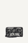 BRYAR LARGE ZIP AROUND WALLET WITH WRISTLET