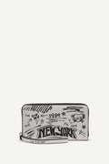 BRYAR LARGE ZIP AROUND WALLET WITH WRISTLET